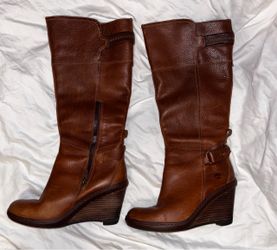 Timberland Wedge Boots size 7.5