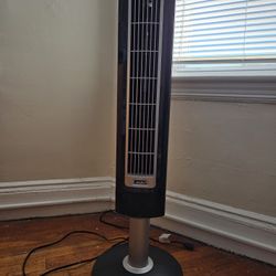Slim Oscillating Tower Fan 38", Quiet 3 Speeds, Remote Controlled