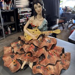 Vintage porcelain statue