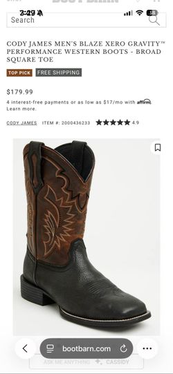 New Cody James Boots