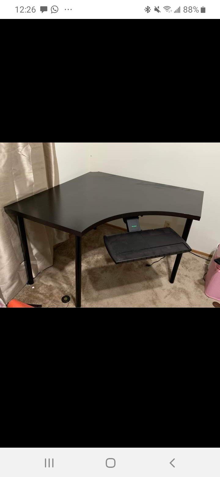 IKEA corner desk (keyboard shelf can be removed)