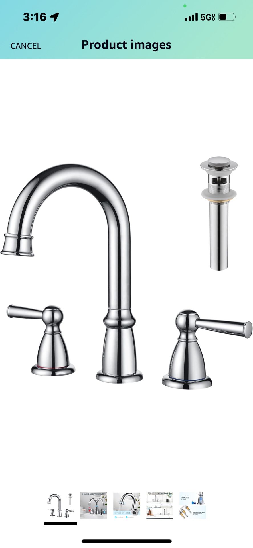 CREA Chrome Kitchen Faucet
