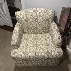 Floral Spinning Chair 