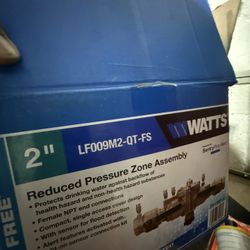 2” Watts Rpz Backflow 