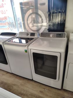 Samsung top load washer eléctric Dryer auto sensing dry In Excellent Working Condition