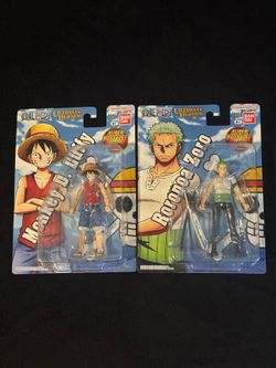 ONE PIECE LUFFY & ZORO ACTION FIGURES