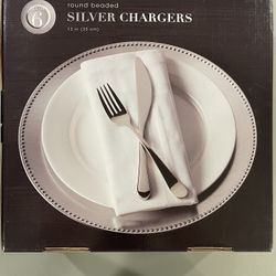 Silver Chargers X 2