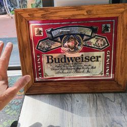 budwieser Glass Bar Beer Poster