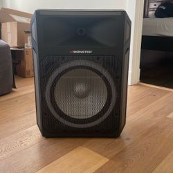 Monster X6 PA Bluetooth Speaker – Like New – Loud & Portable!