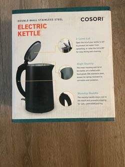 Stainless Steel Electric Kettle – Unopened