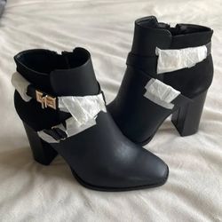 Black Booties 7.5 