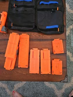 Nerf Magazines and Tactical Vest Bundle
