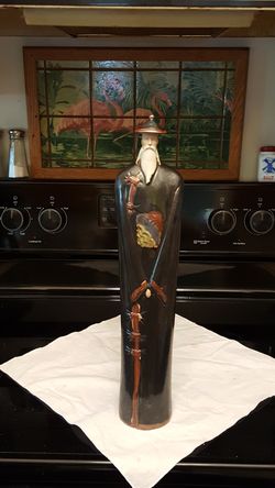 18" Asian Pottery Figurine