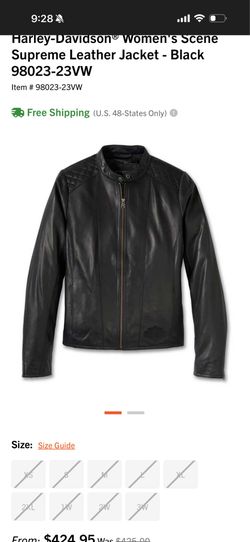 Women’s Harley Davidson Leather moto jacket 2XL