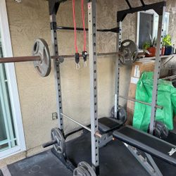 Weight Bench Cage