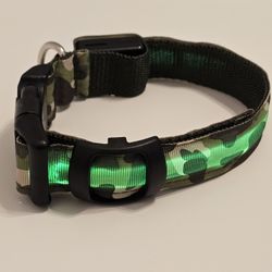 Green LED Dog Collar