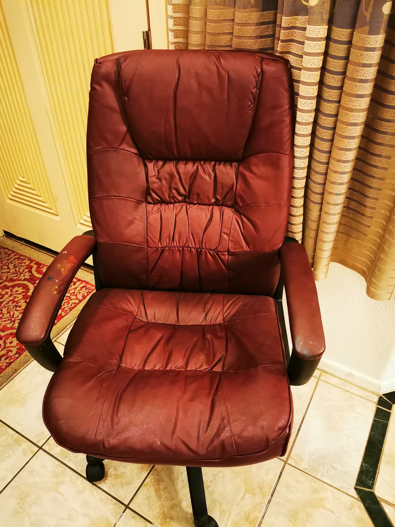 Red office chair $20.