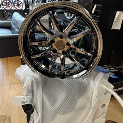 Ds02 18” Staggered Wheels Black Chrome 