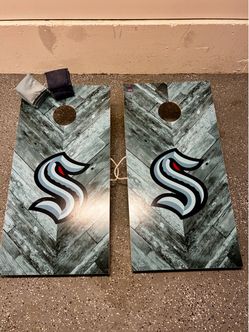 Seattle Kraken Cornhole board set