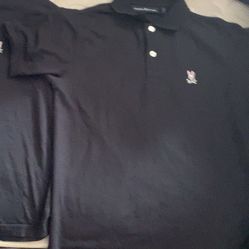 Psycho Bunny Black Polo
