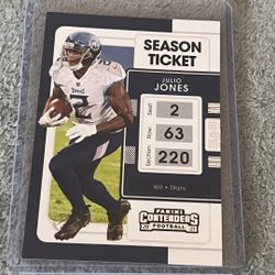 2021 Panini Contenders #95 Julio Jones Tennessee Titans Football Card