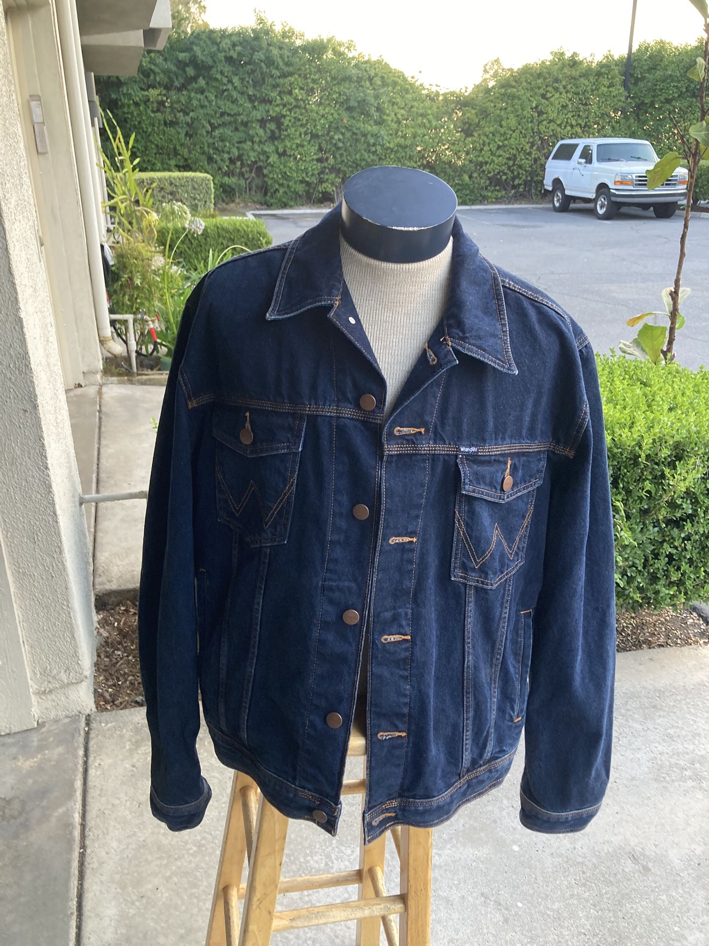 Wrangler 100% Cotton Denim Jacket, XXL