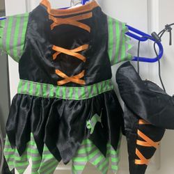 PET COSTUME WITCH SIZE SMALL
