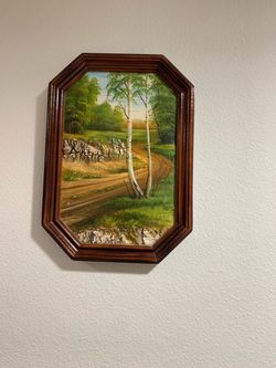 Oil panting . 11-8,7 in