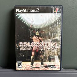 Colosseum Road to Freedom PS2 Tested Works Disc Manual Original Case CIB READ
