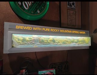Vintage Large Coors Beer Sign Lightup Lighted