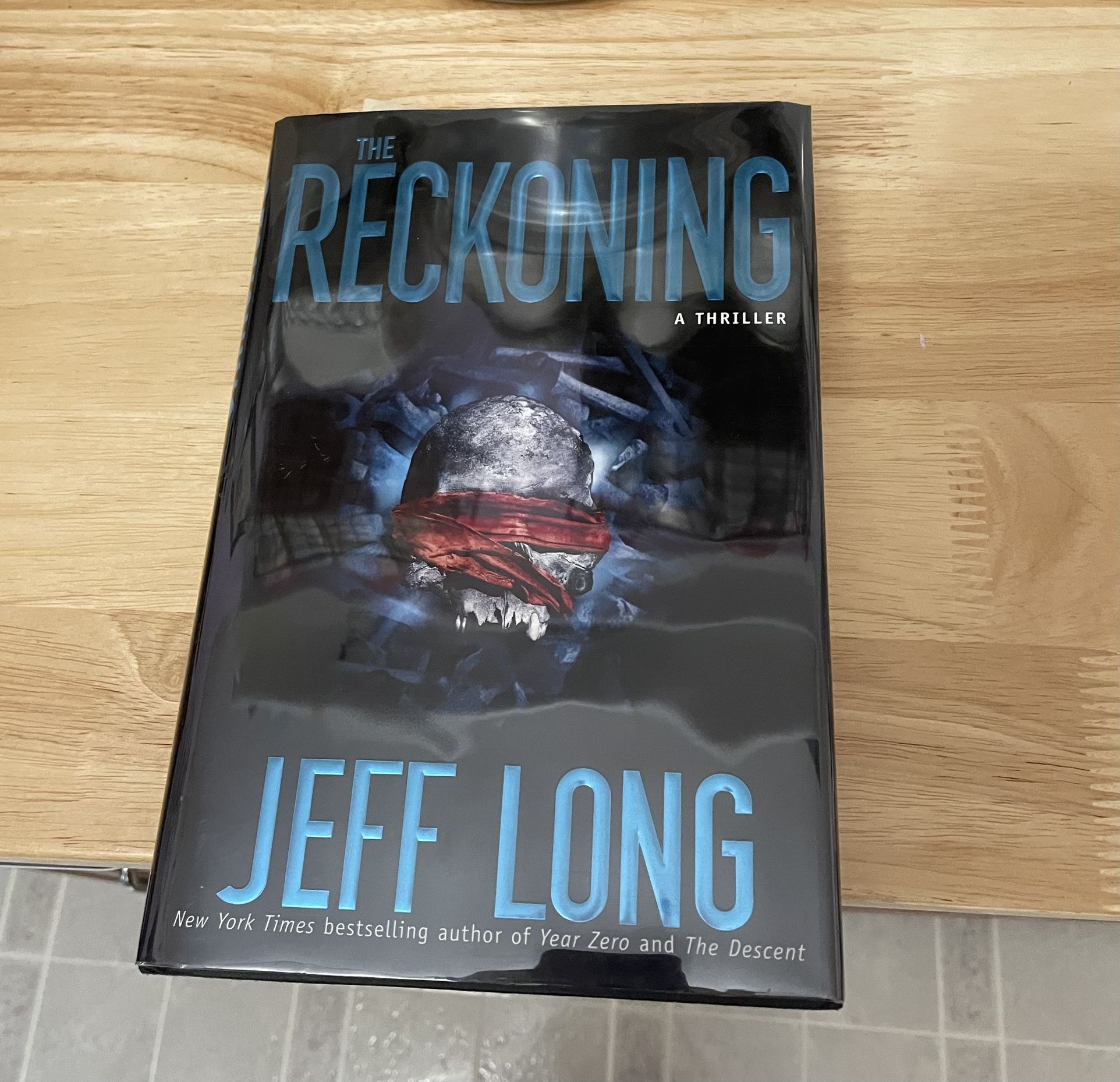 The Reckoning Book Jeff Long Signed 1sr Hdbk Justjacket
