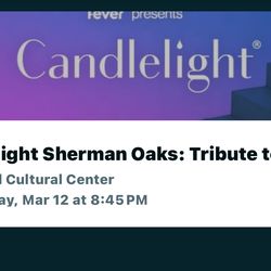 Tickets for candle lights. (Drake Tribute)