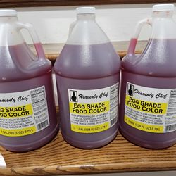 BRAND NEW 3x Heavenly Chef Egg Shade Food Color 1 GAL 128oz

