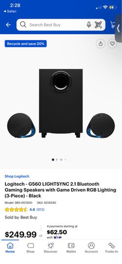 Logitech G560 Gaming Speaker
