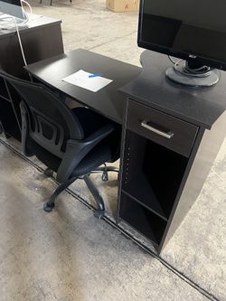 Office desk & chair - Two Of Each Available  