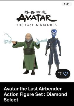4 Action Figures - Avatar The Last Airbender