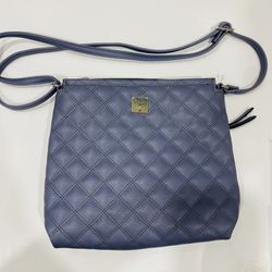 Nicole Miller Quilted Grey Bag Purse