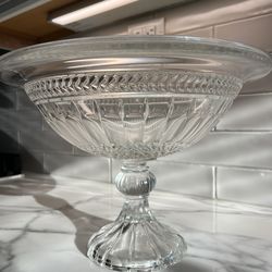 ✨ Fine Crystal Pedestal Compote Bowl ✨