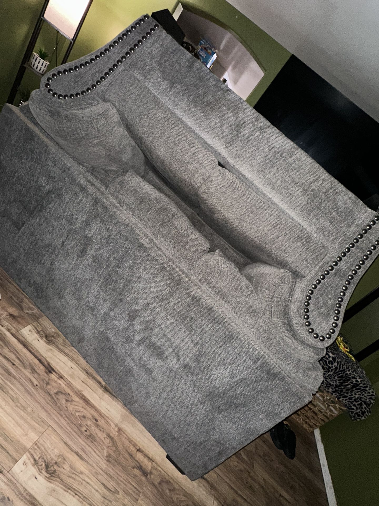 Two Piece Grey Couches