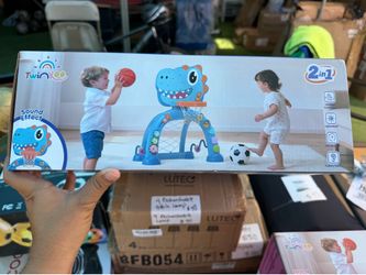 Basketball hoops and soccer new in box $$35