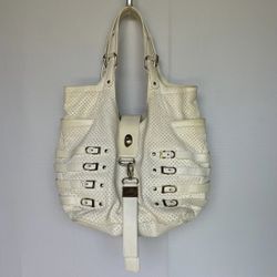 Jimmy Choo Bree perforated leather tote Shoulder bag