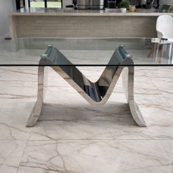 Glass Table Dinning Table mesa de vidrio, mesa del comedor