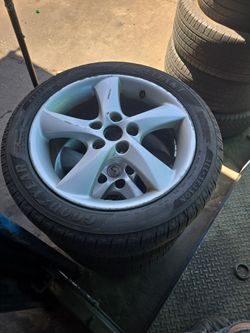 5x114.3  set of 17" wheels and tires
