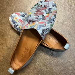 Gelato Tenace Blue Flats Size 6.5 
