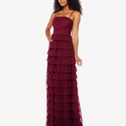 Burgundy Spaghetti Strap Square Neck Ruffle

/ Party / Christmas / wedding / prom / bridesmaid