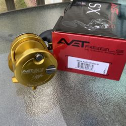 Avet SX Raptor 2 Speed Lever Drag Reel New 