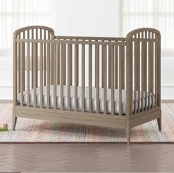Gorgeous Baby Crib: Crate and barrel / solid ash wood