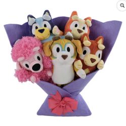 Large Bluey & Friends Plush Bouquet, 13"