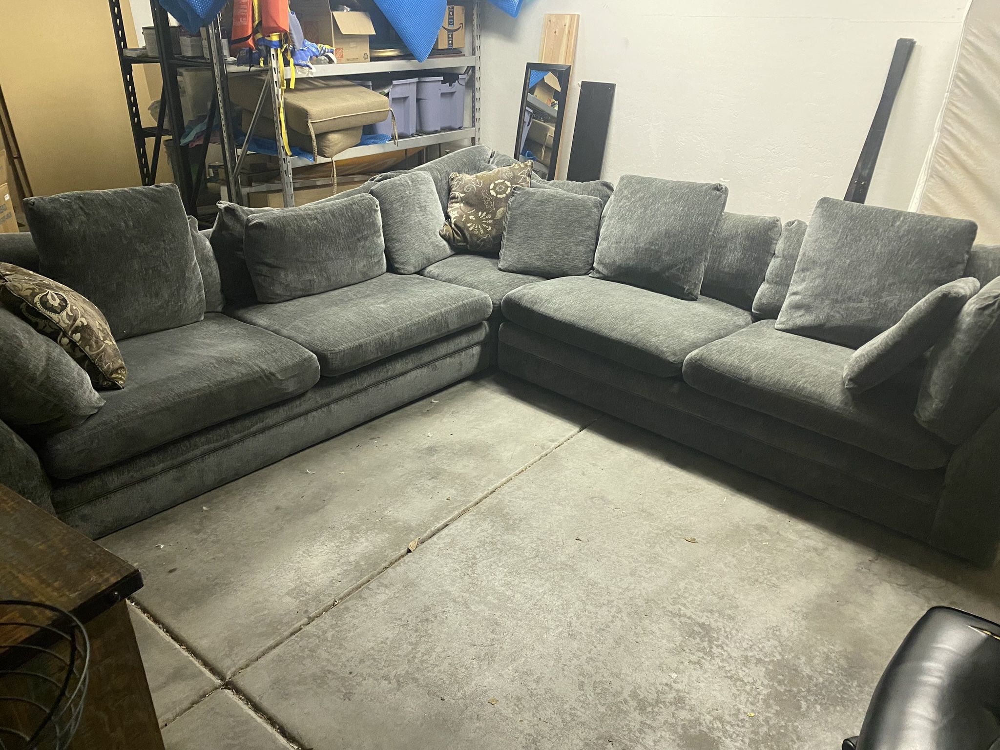 Huge L-shape Deep Cushion Couch