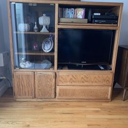 Entertainment Center With TV